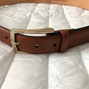 Jos. A. Bank Signature Calf Leather Belt Tan 36